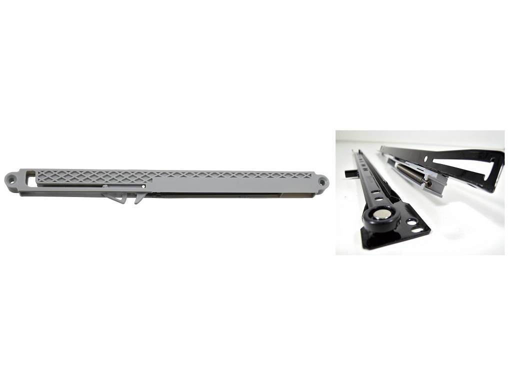 dotrcat25.png Sistema Soft Ammortizzato per per Guide Sottocassetto A Rulli Nylon | Donati - immagine 1
