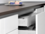 Profilo Gola Centrale mm.70x24,3 cm.390 Alluminio Verniciato Bianco | Emuca - immagine 3