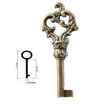 Chiave Mobile Femmina Ottone d.6x32/76mm Bronzo  Brl