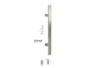 Maniglione Colorado 40x10mm AISI304 Inox Satinato varie lunghezze | FIMET MANIGLIE