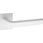 Maniglia Ico Rosetta Quadra d.50x50x5h Bocchetta Foro Chiave FBO-Bianco Opaco | Fimet