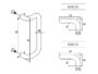 Maniglione Nevada Zancato mm.30 Interasse 300 mm.330x50h AISI304 Inox Satinato  Fimet Maniglie - immagine 3