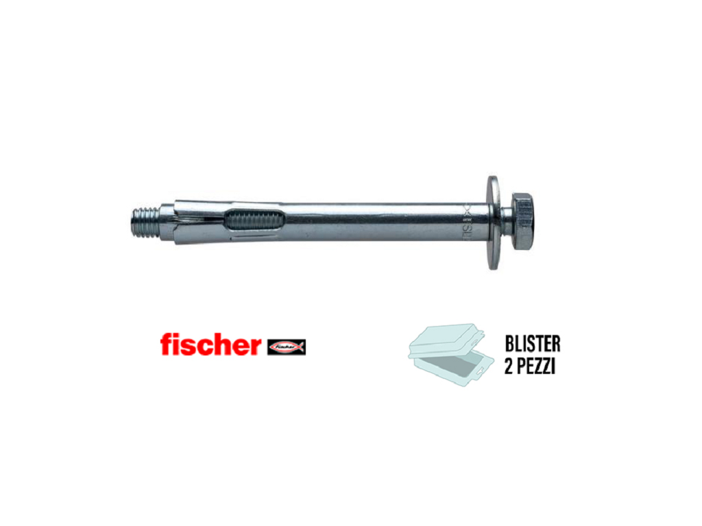 fis-blsfsl2.png Tassello Metallo Prolungato Espandente TE FSL d.10 GS in Blister da Pezzi 2 varie lunghezze | Fischer - immagine 1