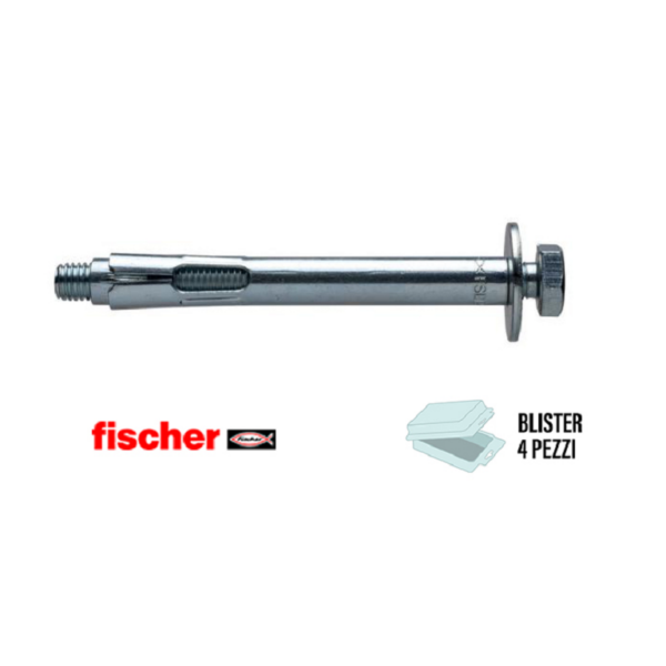 Tassello Metallo Prolungato Espandente TE FSL d.8 in Blister da Pezzi 4 varie lunghezze | Fischer
