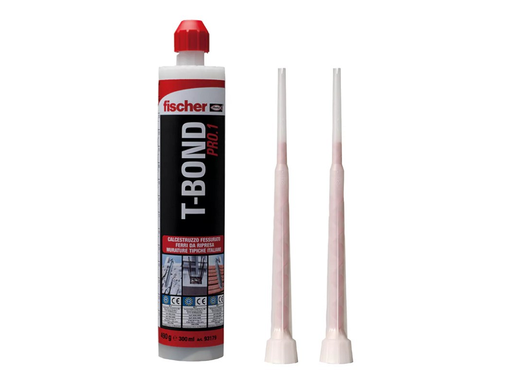 fis93179.png T-BOND PRO.1 Cartuccia Chimica Resina Ibrida con Miscelatore ml.300 | Fischer - immagine 1