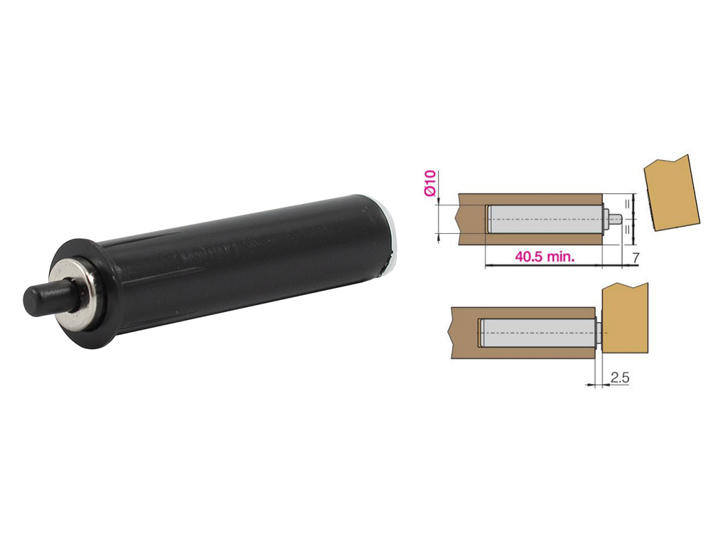 frrmp1100fcg.png Push-Pull Magnetico Magic Portata kg.1 Nero Ferrari - immagine 1