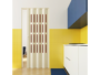 Porta Soffietto PVC Montata su Misura Senza Accessori con Vetro Colore Normale varie finiture