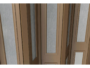 Porta Soffietto PVC Montata su Misura Senza Accessori con Vetro Colore Normale varie finiture - immagine 6