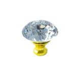 POMOLINO MOBILE CRISTALLO TRASPARENTE mm.20-25-30-40 ORO LUCIDO