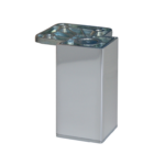 PIEDINO QUADRATO d.40x40 REGOLABILE ALLUMINIO ANODIZZATO VARIE ALTEZZE | GIESSE