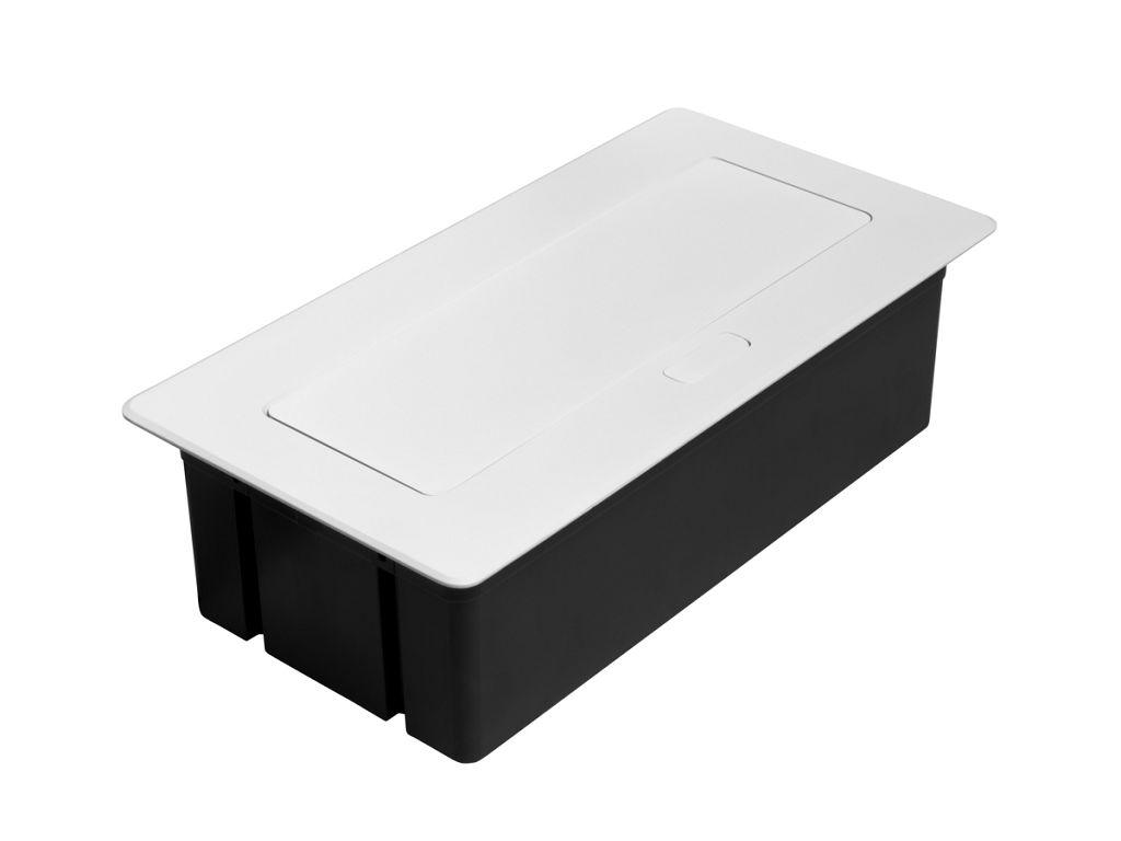 MultiPresa Incasso per Mobili Soft 2xShuko USB A+C RJ45 HDMI Cavo 1,5 mt Nero  GTV - immagine 3