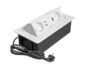 MultiPresa Incasso per Mobili Soft 2xShuko USB A+C RJ45 HDMI Cavo 1,5 mt Nero  GTV - immagine 4