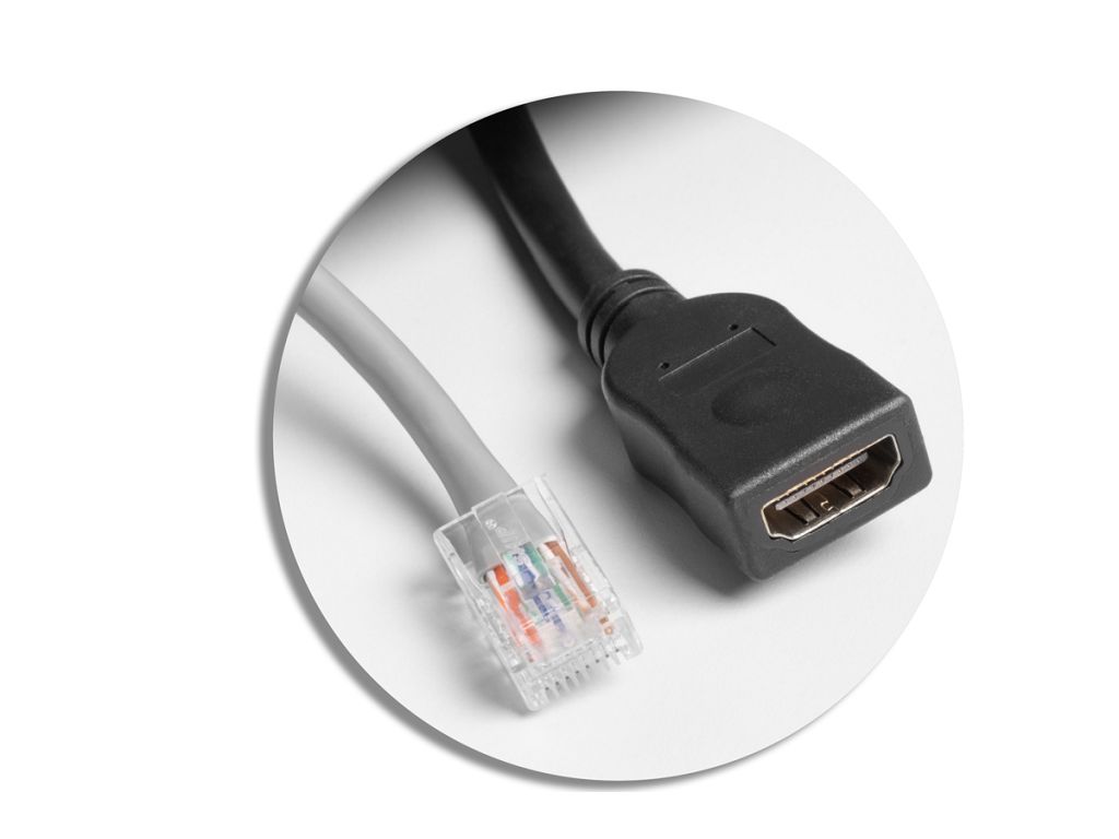 MultiPresa Incasso per Mobili Soft 2xShuko USB A+C RJ45 HDMI Cavo 1,5 mt Nero  GTV - immagine 9