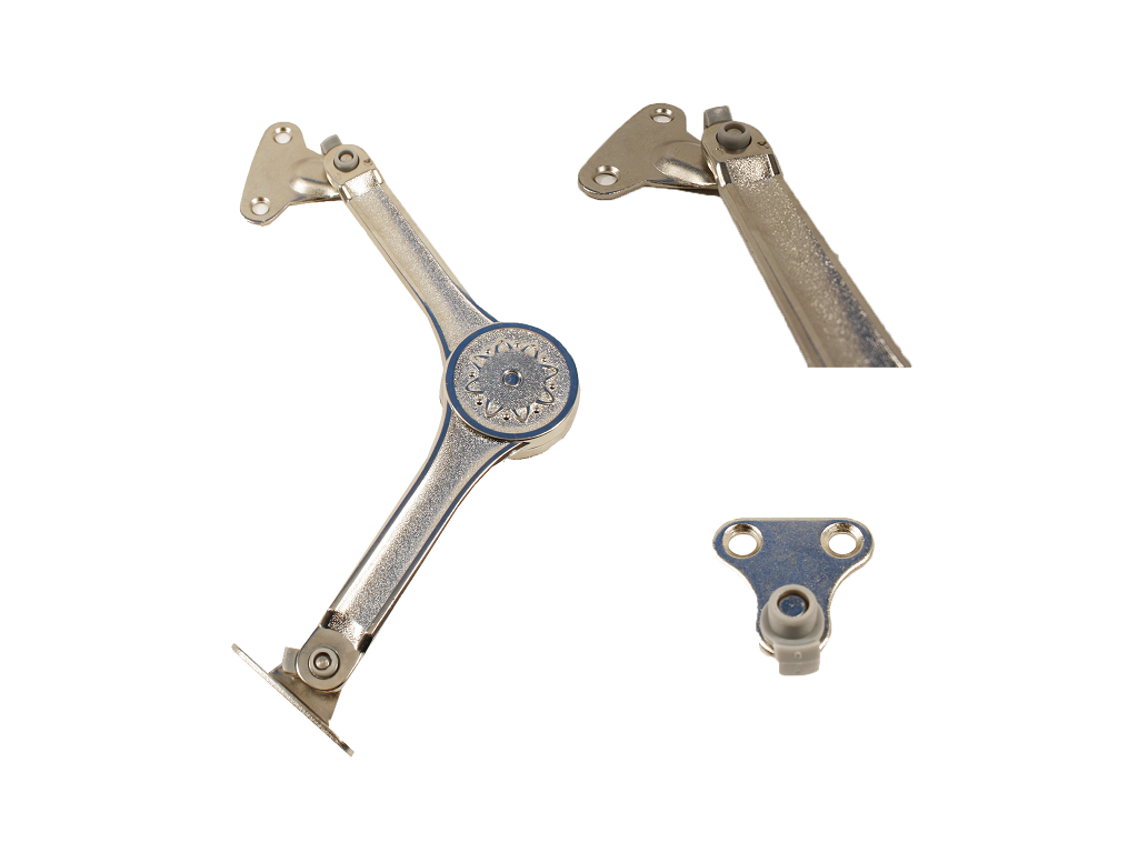 gtvpdpd000001b.png Braccetto Snodato a Scatti per Pensili PD-PD000-001B Acciaio | GTV - immagine 1