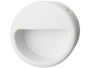 Maniglia Incasso con Bordo di Presa Cieca d.55/50 Plastica Bianco   Hafele