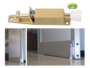 FERMAPORTA A PEDALE MONTAGGIO SU PORTA PICCOLO mm.130x25 VARIE FINITURE |  IBFM