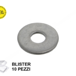 RONDELLE GREMBIALINE INOX A2 IN BLISTER DA PEZZI 10 VARI DIAMETRI  SIPA