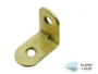LASTRINA PIEGATA LARGHEZZA 15 mm.25x25 In BLISTER DA PEZZI 4 VARIE FINITURE  SIPA - immagine 3