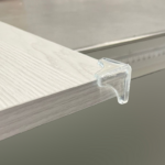 Paraspigolo Autoadesivo Trasparente Protezione Angolare P-Baby pz.4 mm.24x24x24h  Italfeltri