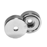 Magnete Permanente Neodimio Disco Foro Svasato Filettato MA3 Forza kg.23 mm.30x7h  Italfit Magneti