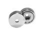 Magnete Permanente Neodimio Disco Foro Svasato Filettato MA3 Forza kg.23 mm.30x7h  Italfit Magneti