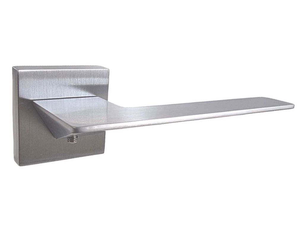 Maniglia Essenza Rosetta Quadra d.50x50x10h Bocchetta Foro Chiave varie finiture   KTS - immagine 2