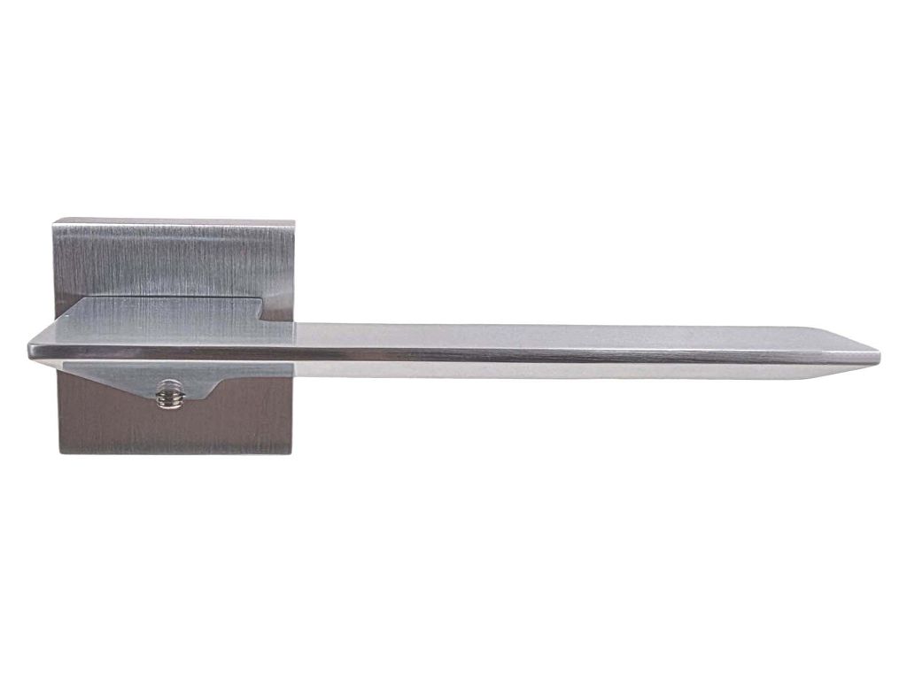 Maniglia Essenza Rosetta Quadra d.50x50x10h Bocchetta Foro Chiave varie finiture   KTS - immagine 6