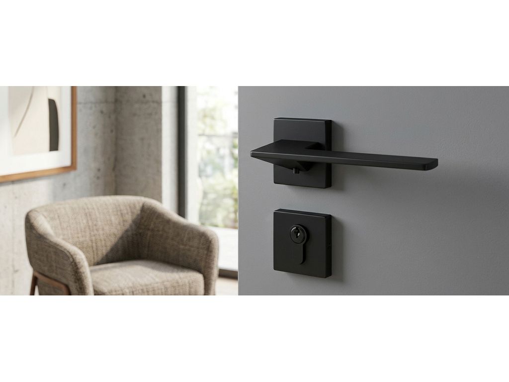 Maniglia Essenza Rosetta Quadra d.50x50x10h Bocchetta Foro Chiave varie finiture   KTS - immagine 7