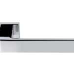 Maniglia Willy Rosetta Quadra d.50x50x10h Bocchetta Foro Chiave CHL-Cromo Lucido  KTS