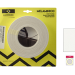 Bordo Laminato Preincollato Spessore 0,40 in Blister da mt.25 Bianco Opaco h22 | Laminbord