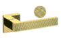 Maniglia Diana Damier Rosetta Quadra d.51x51x5h Bocchetta Foro Chiave varie finiture | Olivari - immagine 4