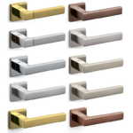 Maniglia Planet Q Rosetta Quadra d.47x47x10h Bocchetta Foro Chiave Varie Finiture | Olivari