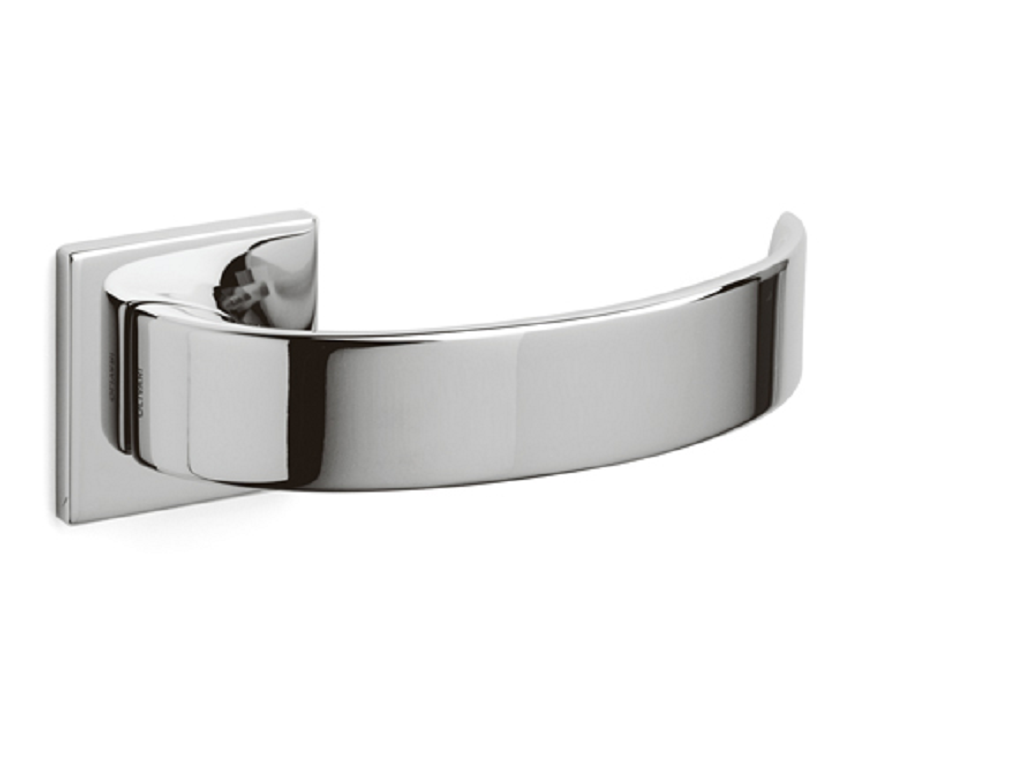 m225rb8bcr.png Maniglia Arc Rosetta Quadra d.51x51x5h Bocchetta Foro Chiave varie finiture | Olivari - immagine 1