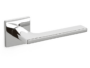 Maniglia Lotus Q Rosetta Quadra d.51x51x5h Bocchetta Foro Chiave varie finiture | Olivari - immagine 2