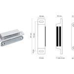 Magnetico Applicabile 87x18 mm. Piastra Forza 10 Kg. | Maco