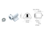 Magnetico Applicabile Regolabile mm.30x30 Piastra Forza 6 Kg. | Maco - immagine 2