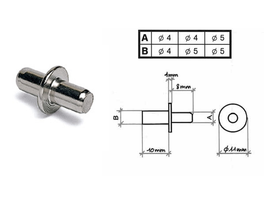mac020672c.png Reggiripiano Ferro con Rondella mm.4/5 Zincato | Maco - immagine 1