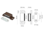 Magnetico Applicabile mm.48x15,5+Piastra Forza Kg.4 | Maco - immagine 2