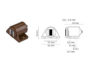 Magnetico Applicabile Regolabile mm.30x30 Piastra Forza 6 Kg. | Maco