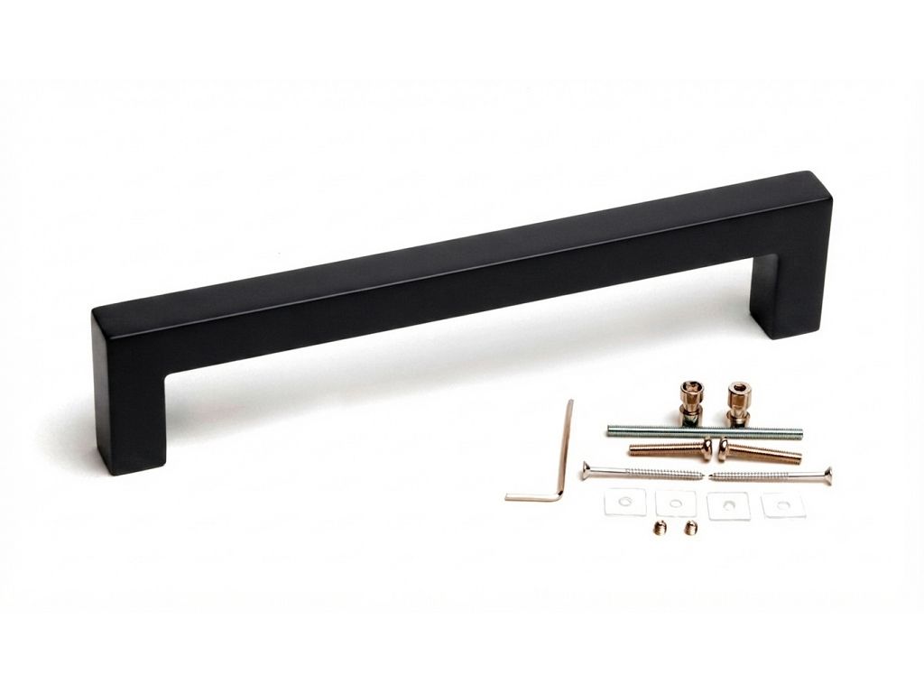 Maniglione 3131 Interasse 320 d.13x13 mm.333x38h + Kit Montaggio varie finiture | Mital - immagine 3