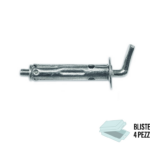 Mini Tassello MA3 in Blister da pz.4 Gancio Corto | Minutex