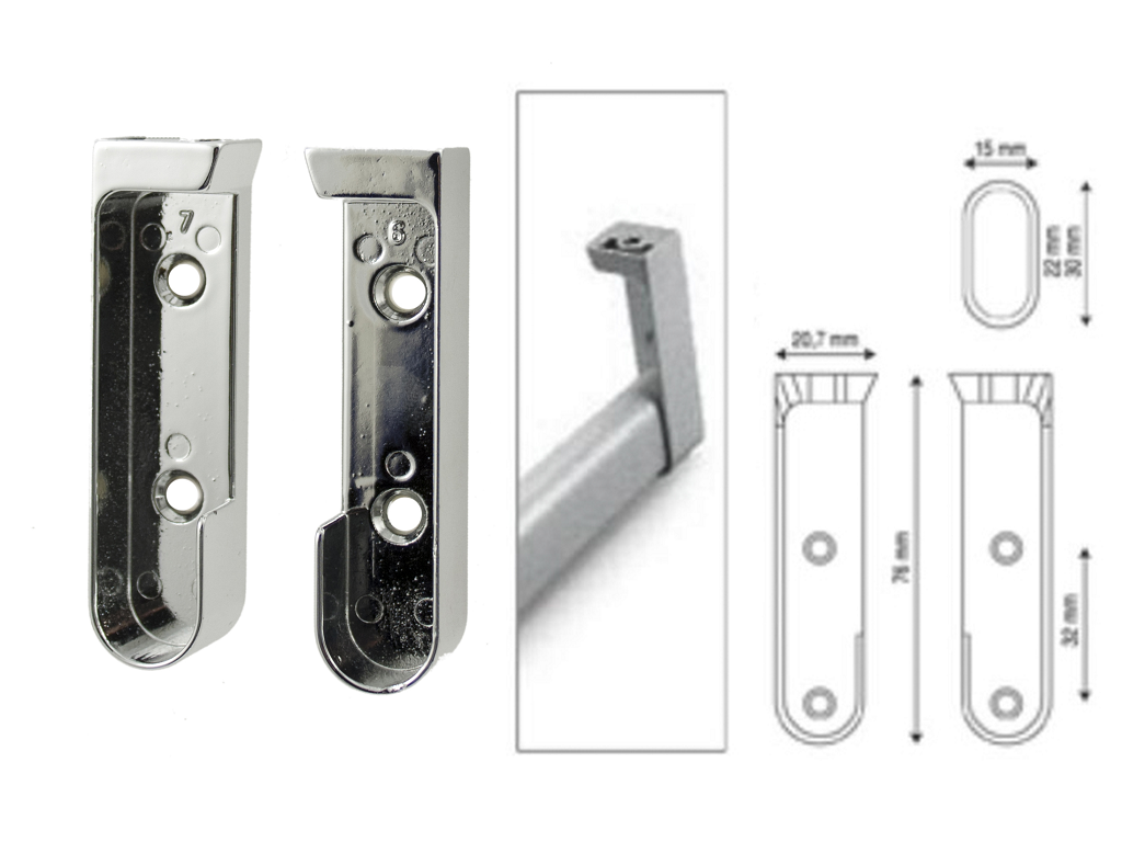 mntm7873c.png REGGITUBO LATERALE PER TUBO OVALE DA 35x15 mm. DX-SX 2 PEZZI prodotto da MANART - immagine 1