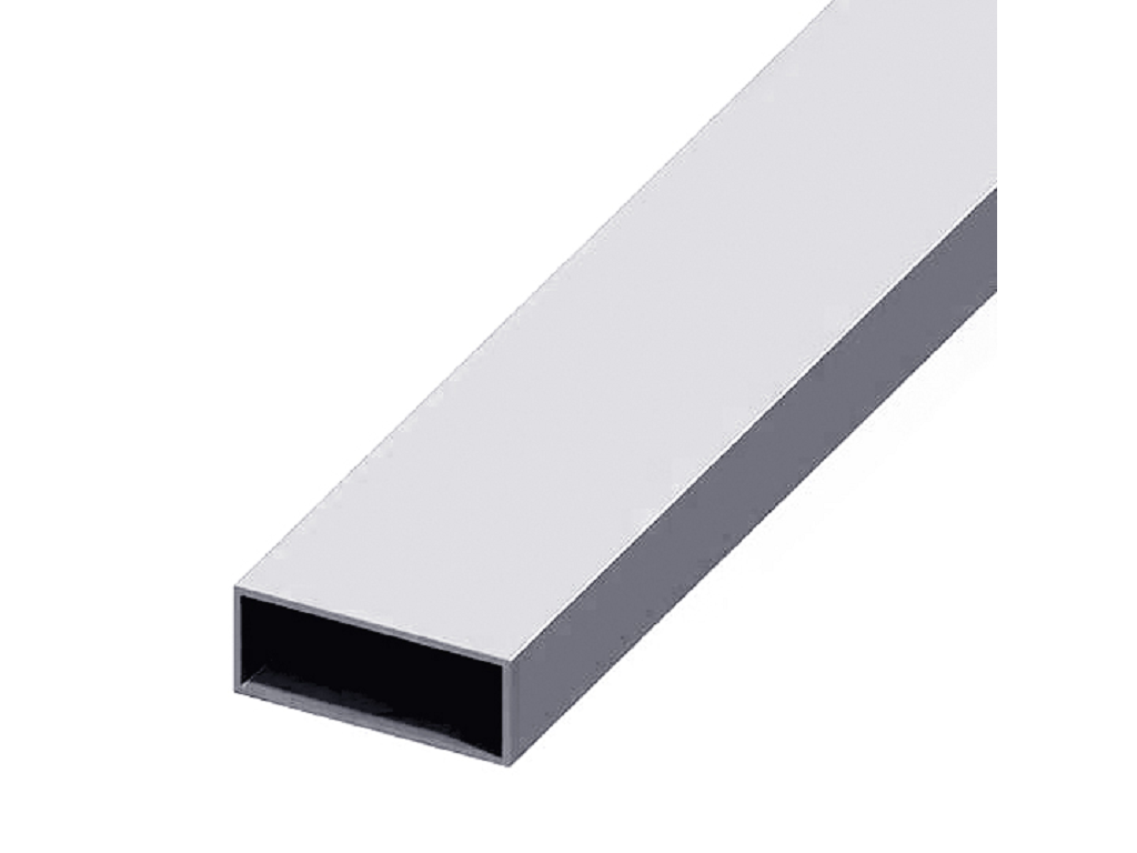 mntm796cx.png Tubo Rettangolare Metallo da 25x10 mm. Spessore 1,2 mm. Asta 3 Mt. Cromato Manart - immagine 1