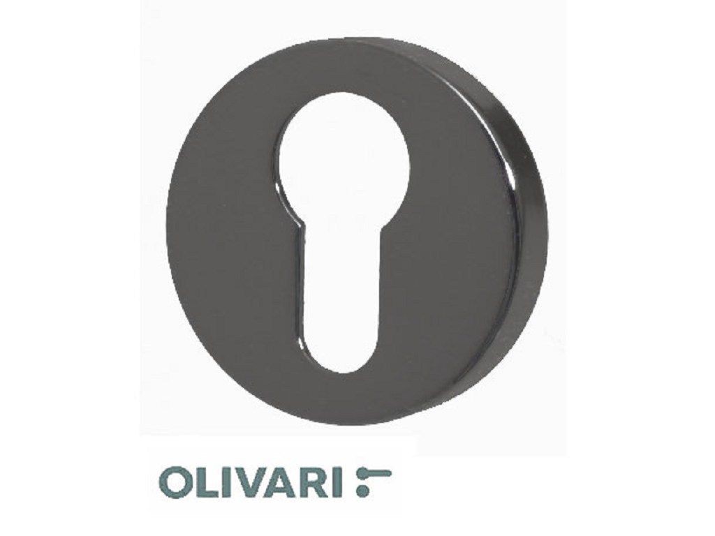 oli1152us.png Bocchetta Tonda Foro Yale per Cilindro Europeo modello B Ø51x5h US-Super Antracite Satinato | Olivari - immagine 1