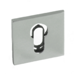 Bocchetta Quadra Foro Yale per Cilindro Europeo Q51x51x5h varie finiture  | Olivari
