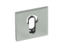 Bocchetta Quadra Foro Yale per Cilindro Europeo Q51x51x5h varie finiture  | Olivari