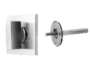Mezzo Chiavistello modello Space Q Q8 Rosetta Quadra d.51x51x5h varie finiture | Olivari - immagine 5