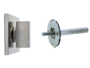 Mezzo Chiavistello modello Space Q Q8 Rosetta Quadra d.51x51x5h varie finiture | Olivari - immagine 3