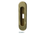 Maniglia Incasso Ovale Porta Scorrevole modello Vico mm.37x128 Con Foro Chiave varie finiture |  Olivari