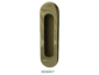 Maniglia Incasso Ovale Porta Scorrevole modello Vico mm.37x128 Senza Foro Chiave  |  Olivari - immagine 2